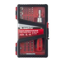 Matrix Набор универсальный с битами и торцевыми головками, 78 шт, CrV 11785