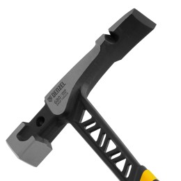 Denzel Молоток каменщика 680 г, цельнокованый, двухкомпонентная обрезиненная рукоятка 10633