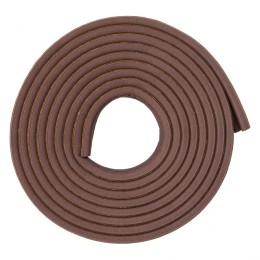 Сибртех Уплотнитель резиновый, 12 м, профиль "P", коричневый 88908