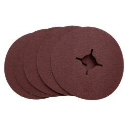 Matrix Круги фибровые 5 шт, Р 80, 115 х 22 mm 73904