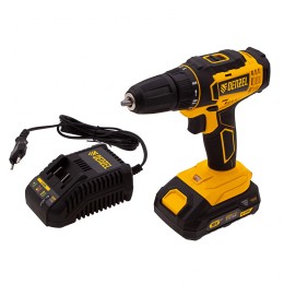 Denzel Дрель-шуруповерт аккумуляторная CDL-18-01CB, Li-Ion, 18 В, 1 аккумулятор 26115