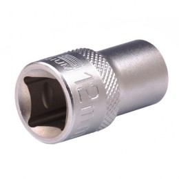 Stels Головка торцевая, 12 мм, двенадцатигранная, CrV, под квадрат 1/2, хромированная 13655
