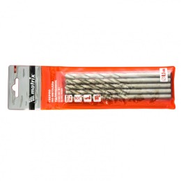 Matrix Сверло по металлу, 8.5 х 165 мм, полированное, удл, HSS, 5 шт, цилиндрический хвостовик 715085