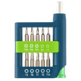 Сибртех Отвертка для точных работ с набором бит, 21 шт, CrV 13334