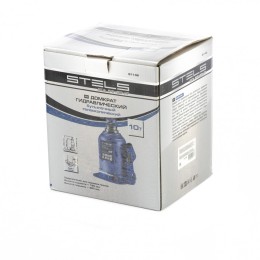 Stels Домкрат гидравлический бутылочный телескопический, 10 т, подъем 180-450 мм 51148