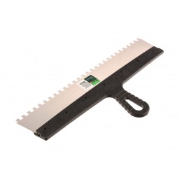 Сибртех Шпатель из нержавеющей стали, 450 мм, зуб 8 х 8 мм, пластмассовая ручка 85479