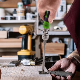 Сибртех Отвертки реверсивные с набором бит, торцевых головок, 61 предмет, CrV 13363