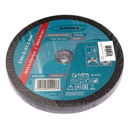 Gross Круг отрезной по металлу, 230 х 2.0 х 22.2 мм 74389