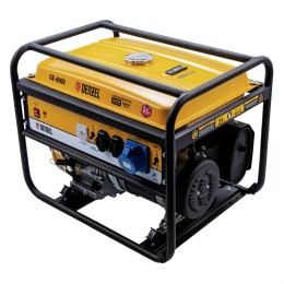 Denzel Генератор бензиновый GE 6900, 5.5 кВт, 220 В/50 Гц, 25 л, ручной старт 94637