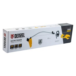 Denzel Триммер электрический TE-1100, 1100 Вт, 380 мм, катушка, разборная штанга 96641