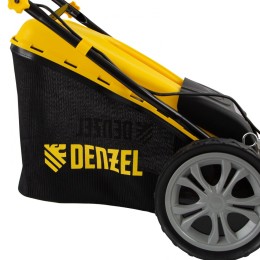 Denzel Газонокосилка аккумуляторная бесщеточная RLM450-36, Li-ion, 36 В, 4 Ач, 450 мм, травосборник 40 л 58910