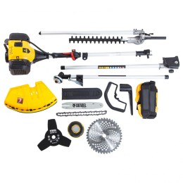 Denzel Триммер бензиновый мультифункциональный DGT-52S-MAX, 52 см3 96279