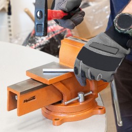 Sparta Тиски слесарные, 150 мм, поворотные, с наковальней 186275