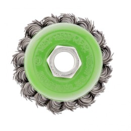 Сибртех Щетка для УШМ, 65 мм, М14, "чашка", крученая проволока 0.5 мм 746207