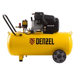 Denzel Компрессор воздушный DKV2200/100, Х-PRO 2.2 кВт, 400 л/мин, 100л 58079