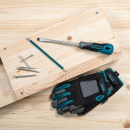 Gross Отвертка SL8 x 150 мм, S2, трехкомпонентная рукоятка 12119