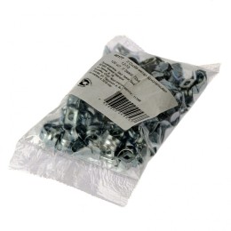 Сибртех Скоба металлическая однолапковая, 12 мм, 100 шт 48177