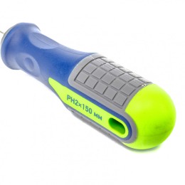 Сибртех Отвертка, PH2 х 150 мм, CrV, трехкомпонентная рукоятка 11796