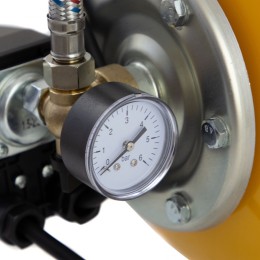 Denzel Насосная станция PS800X, 800 Вт, 3200 л/ч, ресивер 24 л, подъем 38 м, нержавейка 97210