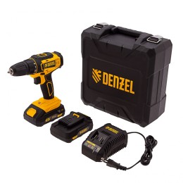 Denzel Дрель-шуруповерт аккумуляторная CDL-18-02BM, Li-Ion, 18 В, 2 аккумулятор 26116