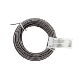 Сибртех Леска для триммера квадратная витая, армированная алюминием, 3.0 мм х 10 м, Россия 962005