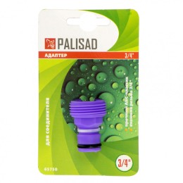 Palisad Адаптер пластмассовый, 3/4, внешняя резьба 65750