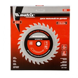 Matrix Пильный диск по дереву, 210 х 32 мм, 48 зубьев, кольцо 30/32 Professional73226
