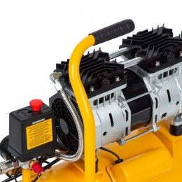 Denzel Компрессор DLS650/10 безмаслянный малошумный 650 Вт, 120 л/мин, ресивер 10 л 58021