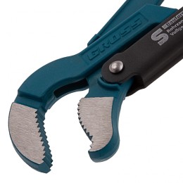 Gross Ключ трубный рычажный 1.5, №2, цельнокованый, CrV, тип "S" 15613