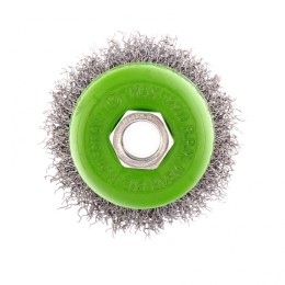 Сибртех Щетка для УШМ, 65 мм, М14, "чашка", витая проволока 0.3 мм 746037