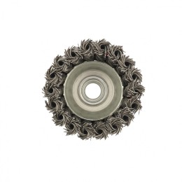 Matrix Щетка для УШМ, 75 мм, М14, "чашка", крученая проволока 0.8 мм 74622