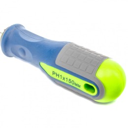 Сибртех Отвертка, PH1 х 150 мм, CrV, трехкомпонентная рукоятка 11801