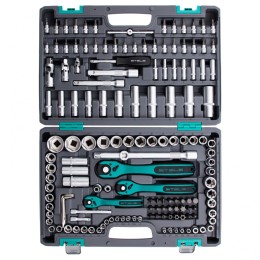 Stels Набор инструментов, 1/4", 3/8", 1/2", Cr-V, S2, усиленный кейс, 151 предмет 14114