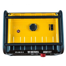 Denzel Генератор бензиновый PS 80 E-3, 6.6 кВт, 400 В, 25 л, электростартер 946954