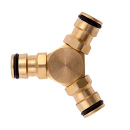 Palisad Тройник для разветвления или соединения, штуцерный, латунный 66568