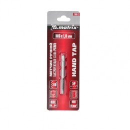 Matrix Метчик ручной М6 х 1 мм, Р6М5 76675