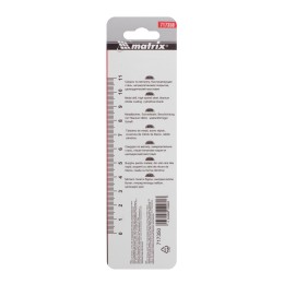 Matrix Сверло по металлу, 3.5 мм, HSS, нитридтитановое покрытие, цилиндрический хвостовик 717350