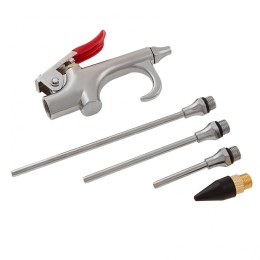 Matrix Набор продувочный пистолет, пневмат. в комплекте с насадками, 4 шт 57338