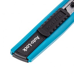 Gross Нож, 145 мм, корпус ABS пластик, выдвижное сегментное лезвие 9 мм (SK-5), металлическая направляющая 78895