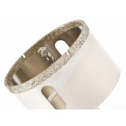 Matrix Сверло алмазное по керамограниту, 65 х 67 мм, трехгранный хвостовик 726653