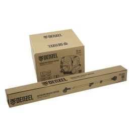 Denzel Триммер бензиновый DTL-52S, 52 см3, разъемная штанга, состоит из 2 частей 96266