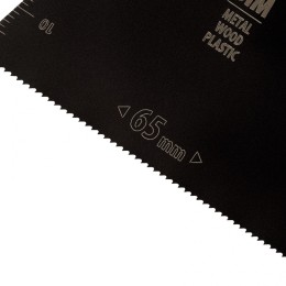 Denzel Насадка для МФИ режущая прямая, BiM, по металлу и дереву, 65 x 1.2 мм, мелкий зуб 782303