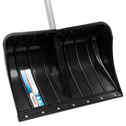 Palisad Лопата для уборки снега пластиковая, 540 х 375 х 1520 мм, стальной черенок,стальная планка, 61568