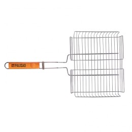 Palisad Решетка гриль 260 х 320 х 65 мм. объемная хромированная Camping ﻿69554