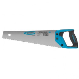 Gross Ножовка по дереву Piranha , 400 мм, 7-8 TPI, зуб-3D, каленый зуб, двухкомпонентная рукоятка 24109