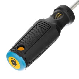 Denzel Отвертка SL6x100 мм, CrV, трехкомпонентная рукоятка 12198