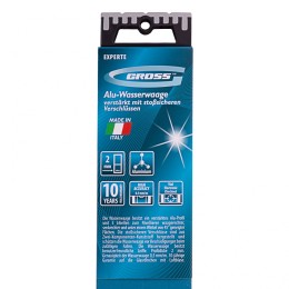 Gross Уровень алюминиевый, 1500 мм, усиленный с ударопрочными заглушками, рукоятки, 3 глазка 34335