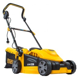 Denzel Газонокосилка электрическая GM-1600, 1600 Вт, ширина 36 см, 3 уровя, травосборник 35 л. 96616