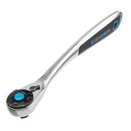 Gross Набор торцевых головок, трещотка 120 зубьев, 1/2",3/8”, CrV, 36 предметов 14145