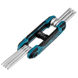 Gross Набор ключей имбусовых Tamper-Torx , складные, 8 шт, CrV 16413